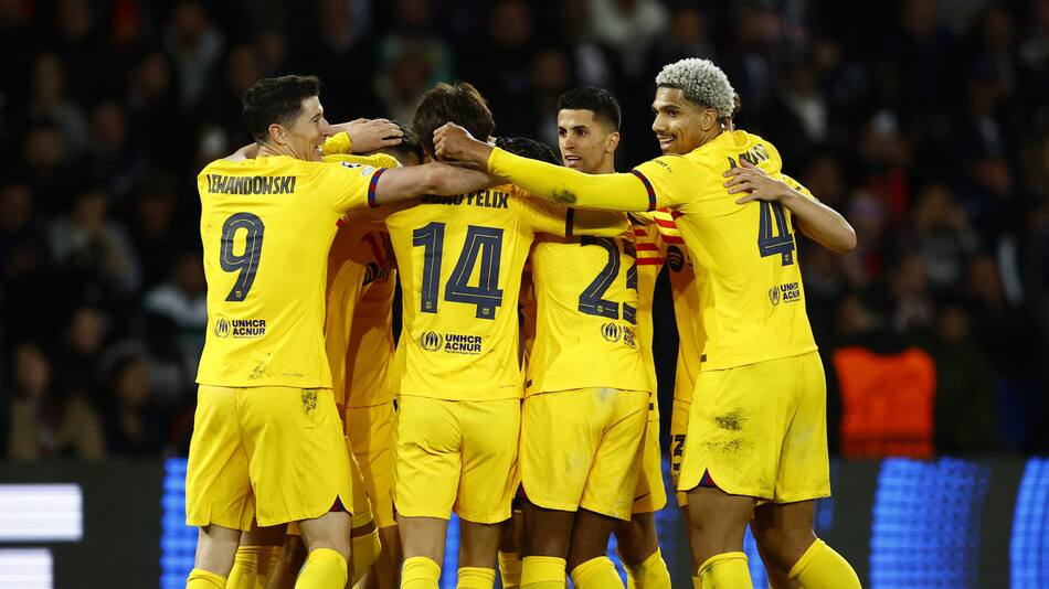 Gran victoria del Barcelona. Foto: Reuters