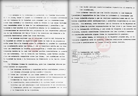 Juan Domingo Perón, Islas Malvinas, foto Cancillería