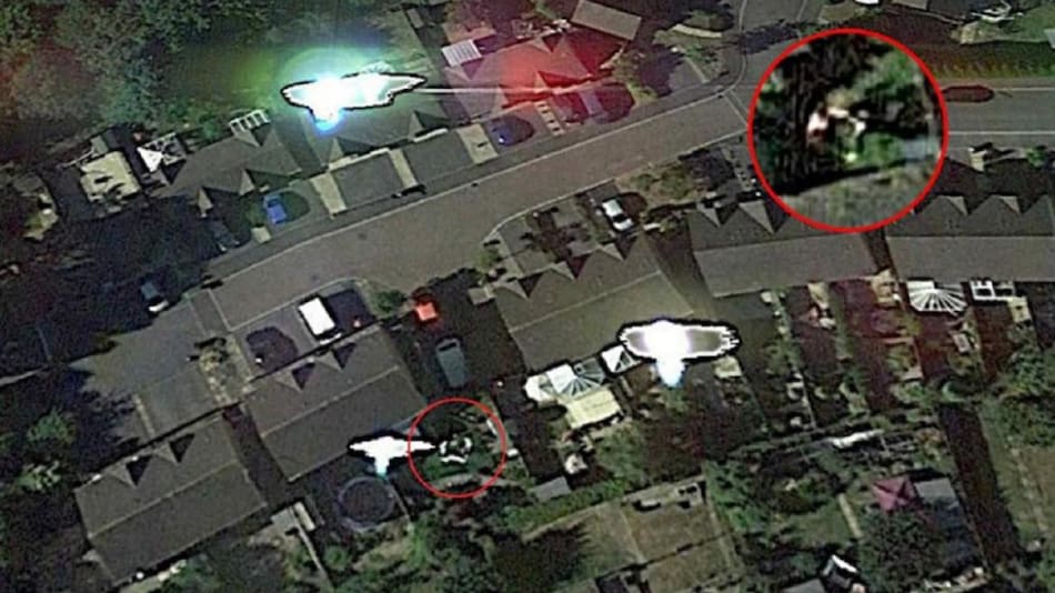 Google Maps: abducción extraterrestre