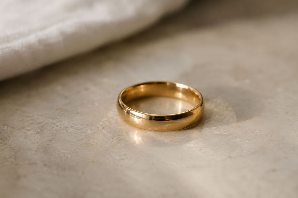 Anillo de Bodas en una mesada