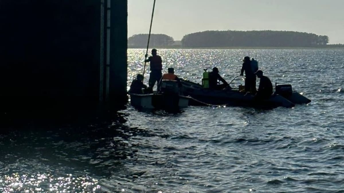 Prefectura de Uruguay lideró el rescate del turista argentino Daniel Alfredo Crisci.