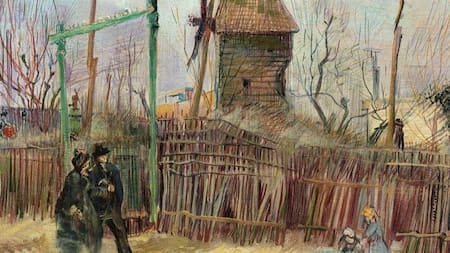 Se subasta un cuadro de Van Gogh que no se ha visto en público durante un siglo, "Escena callejera en Montmartre"
