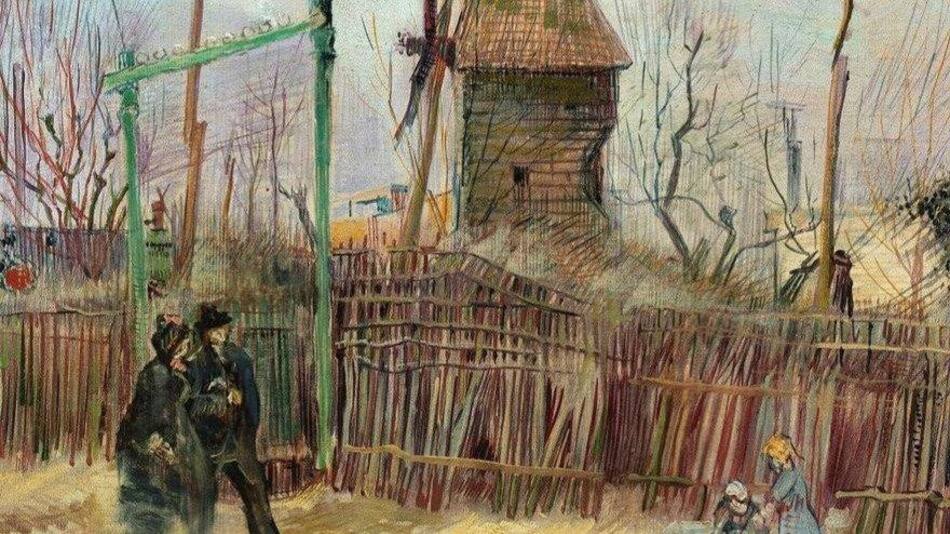 Se subasta un cuadro de Van Gogh que no se ha visto en público durante un siglo, "Escena callejera en Montmartre"