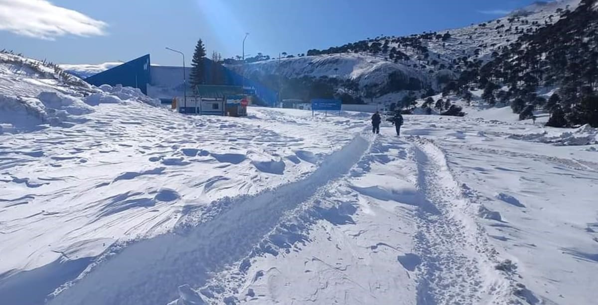 Nieve en Argentina.