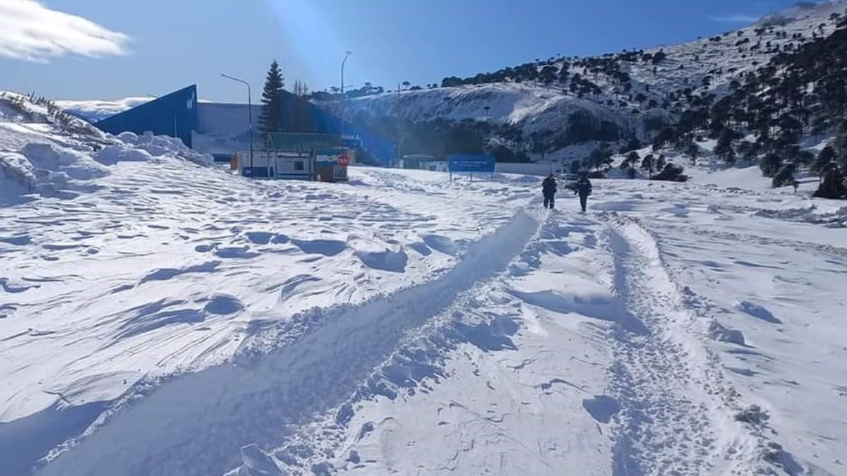 Alerta roja por nevadas: localidades aisladas, paredones de nieve y cierre de rutas en la Cordillera