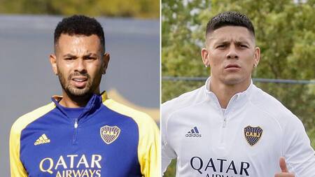 Edwin Cardona y Marcos Rojo, Boca Juniors, fútbol argentino, NA