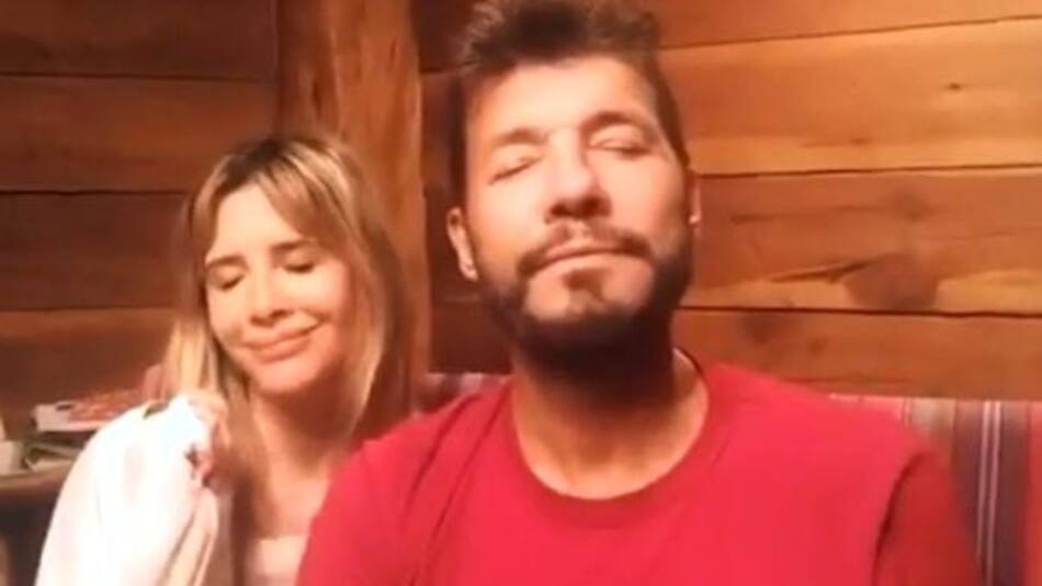 Marcelo Tinelli y Guillermina Valdés