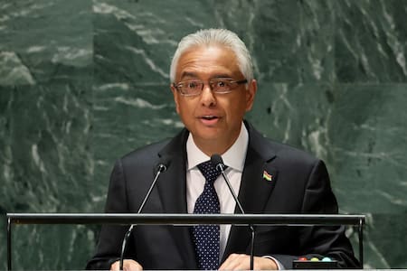Praving Kumar Jugnauth, primer ministro de Mauricio. Foto: Reuters.
