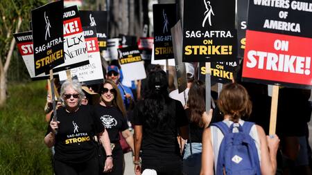 Hollywood, huelga. Foto: Reuters