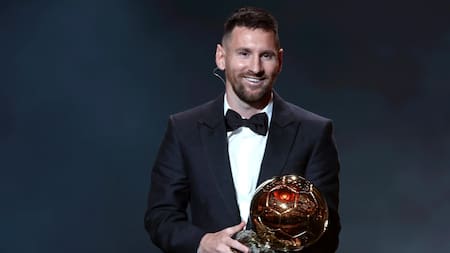 Lionel Messi ganó el Balón de Oro 2023. Foto: EFE