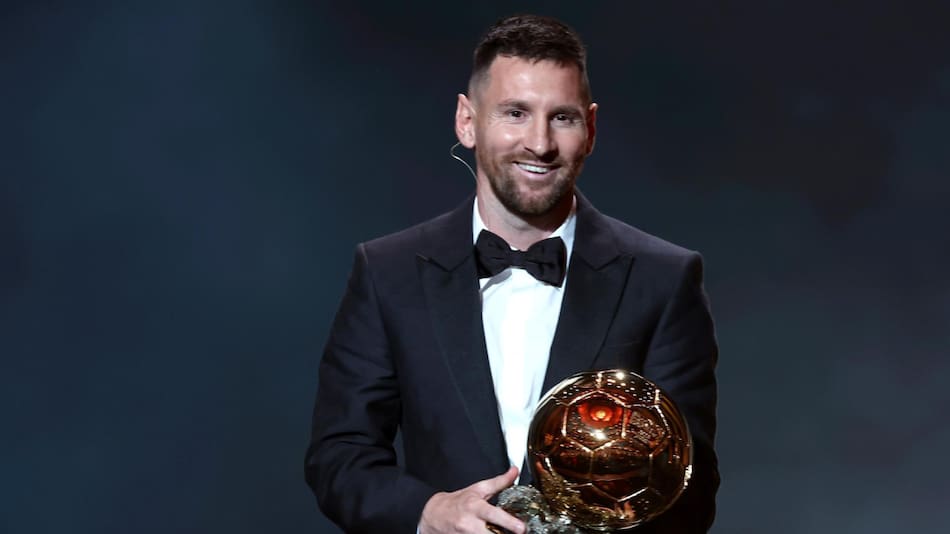 Lionel Messi ganó el Balón de Oro 2023. Foto: EFE
