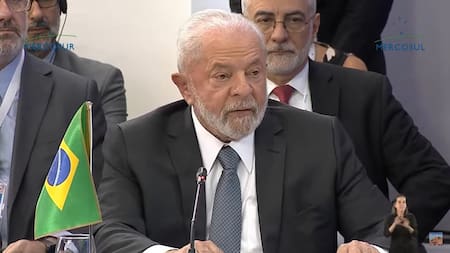 Lula da Silva en reunión del Mercosur. Foto: captura de video.