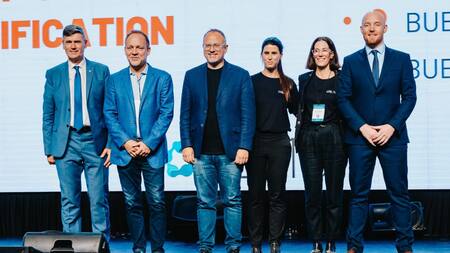 Tres de Febrero, reconocida en un encuentro de intendentes en Córdoba. Foto: Prensa
