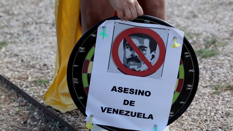 Manifestaciones contra Nicolás Maduro tras las elecciones en Venezuela. Foto: Reuters.