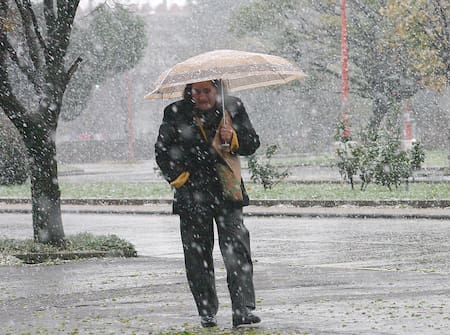 Nieve, nevadas, ola de frío. Foto:NA.
