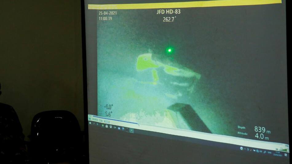 Submarino KRI Nanggala 402, Indonesia, Foto Reuters