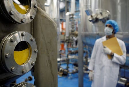 Enriquecimiento de uranio en una central nuclear de Irán. Foto: Archivo Reuters/Caren Firouz