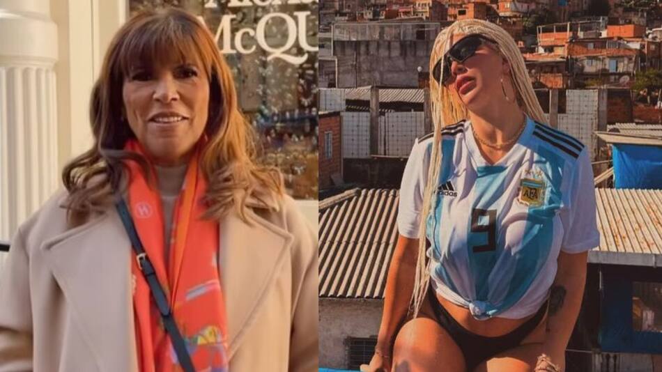 Anamá Ferreira y Wanda Nara: Fotos: Instagram