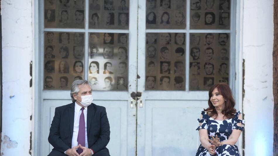 Alberto Fernández y Cristina Kirchner, NA.