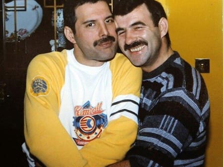 Freddie Mercury y Jim Hutton
