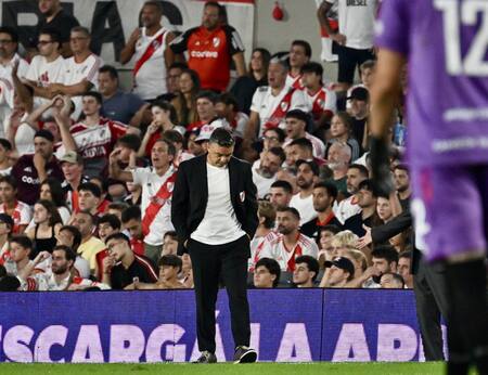 Marcelo Gallardo; River Plate vs Estudiantes de La Plata. Foto: NA/Juan Foglia
