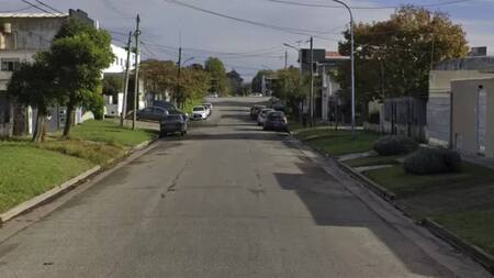 El lugar donde ocurrió el crimen en Mar del Plata. Foto: Google