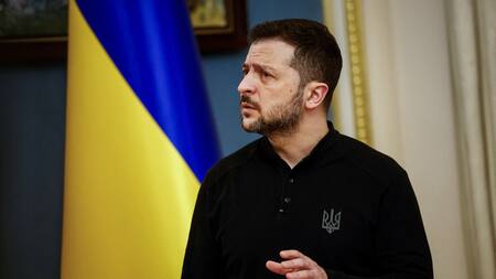 Volodimir Zelenski, presidente de Ucrania. REUTERS/Alina Smutko.