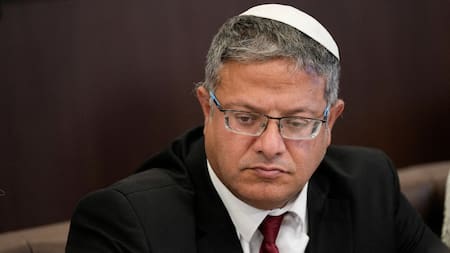 El ex ministro de Seguridad Nacional de Israel, Itamar Ben Gvir. Foto: Reuters.