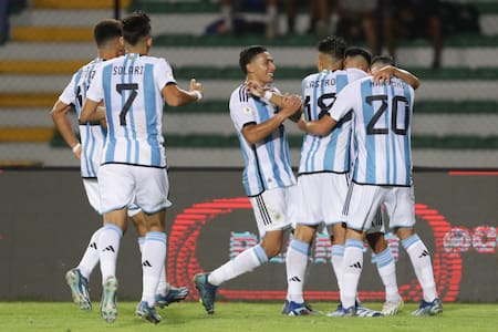 Preolímpico Sub 23, Argentina vs. Chile. Foto: EFE.