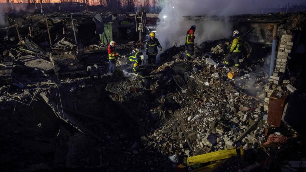 Los bombardeos en Ucrania en año nuevo_Reuters