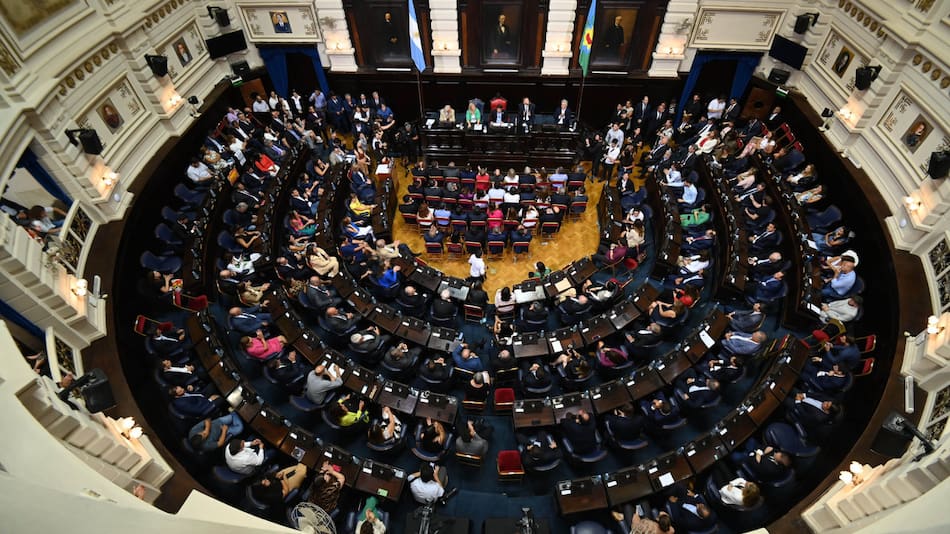 Legislatura bonaerense. Foto: NA