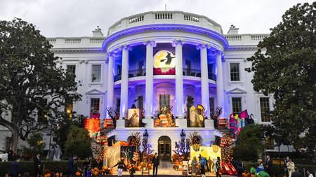 Halloween en la Casa Blanca. Foto: EFE.
