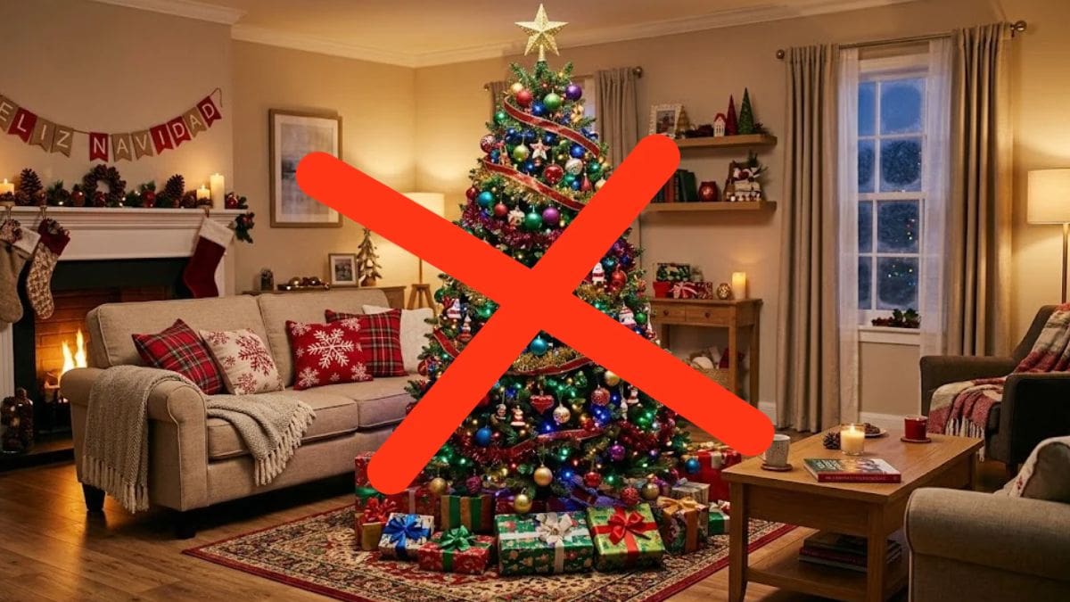 Las guirnaldas de Navidad pasaron de moda.