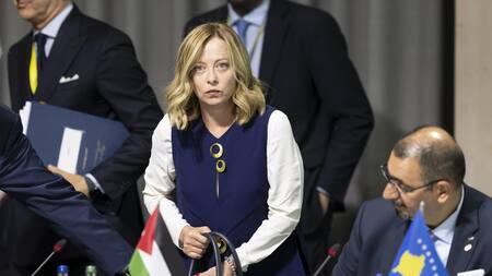 Giorgia Meloni, primera ministra de Italia. Foto: EFE.