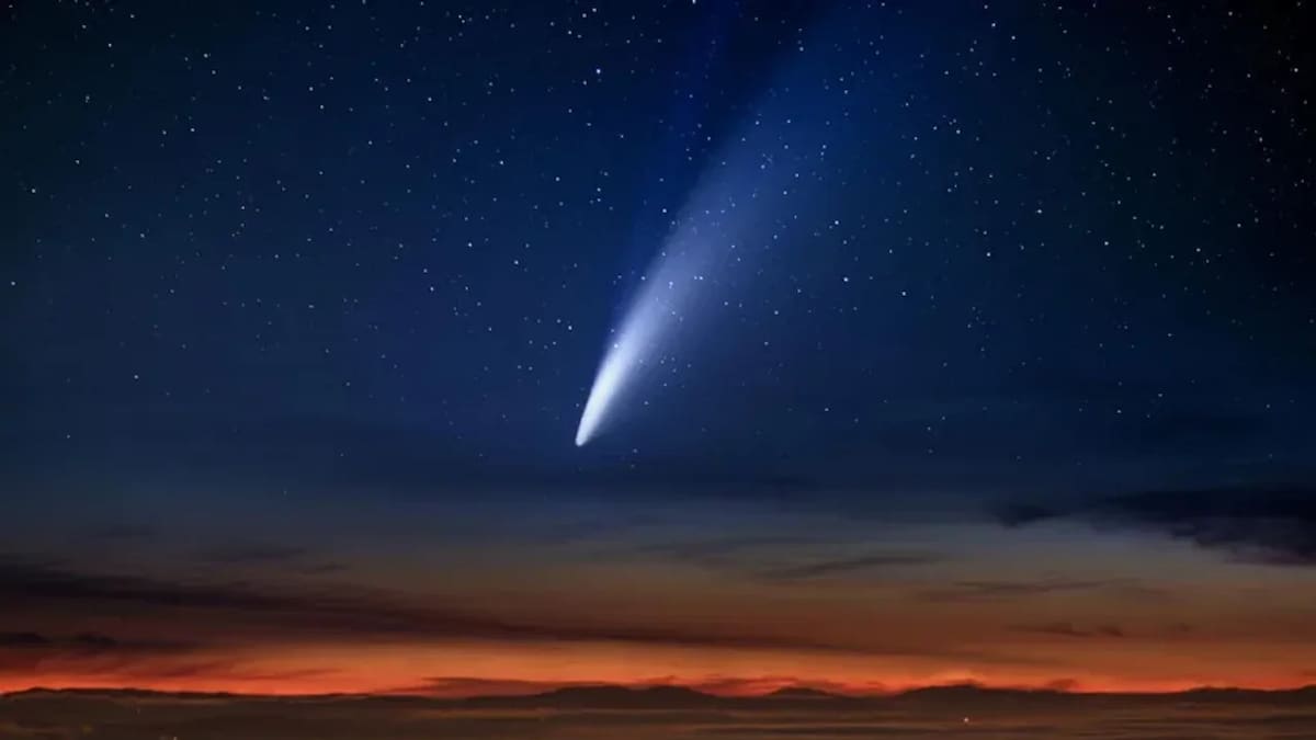 El Cometa del Siglo será visible desde Argentina. Foto: NA.
