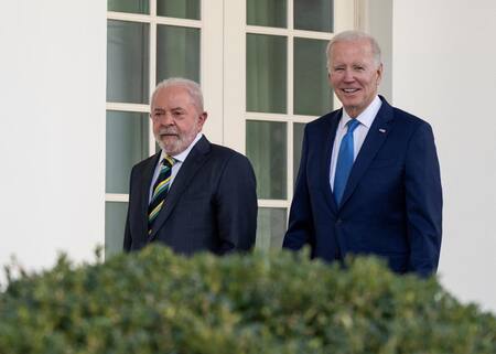Lula da Silva y Joe Biden. Foto: Reuters.