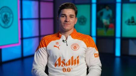 Julián Álvarez, futbolista. Foto: NA