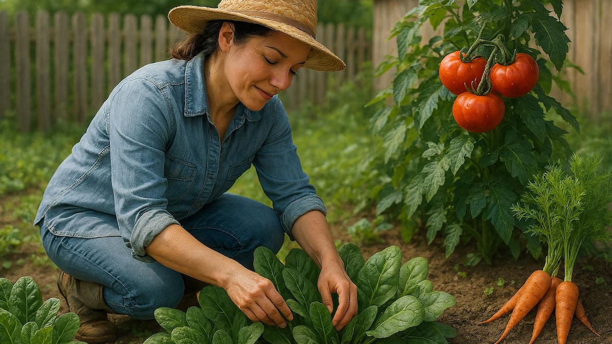 Cultivar verduras en casa también es una forma práctica de sumar alimentos frescos.