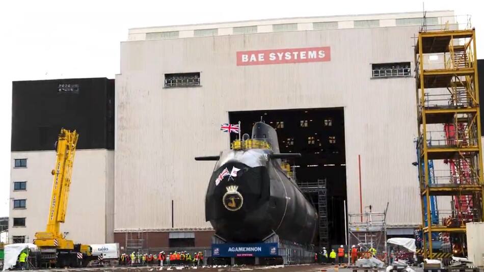 Submarino nuclear del Reino Unido. Foto: Submarine Delivery Agency