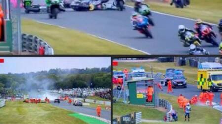 Accidente fatal de superbikes en Reino Unido. Foto: X/@ULTIMAHORAENX
