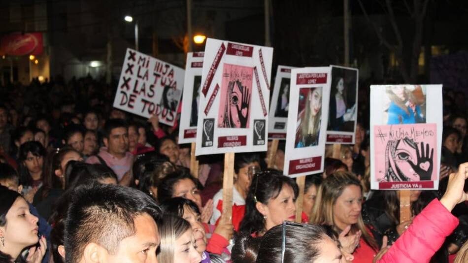 Marcha en Neuquén por el crimen de Laura Cielo López