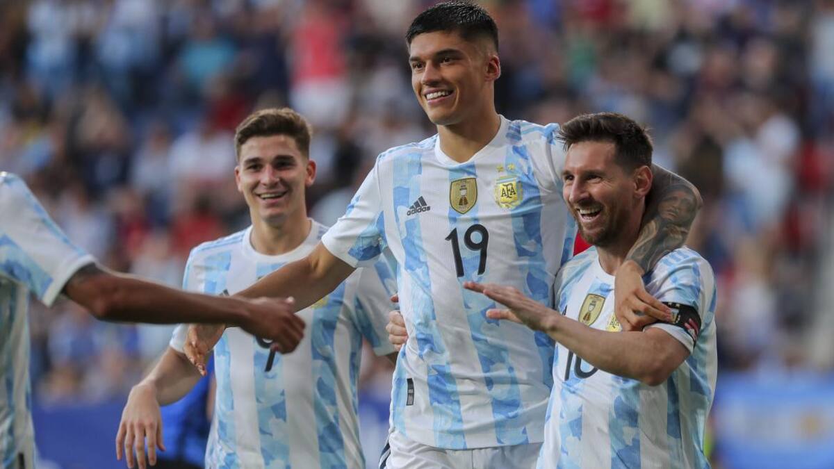 Selección Argentina. Foto: NA.