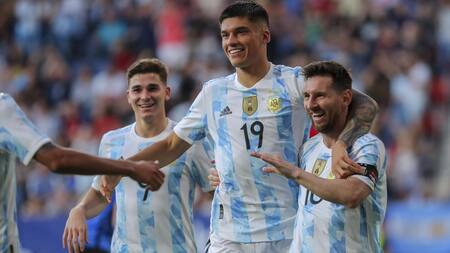 Selección Argentina. Foto: NA.