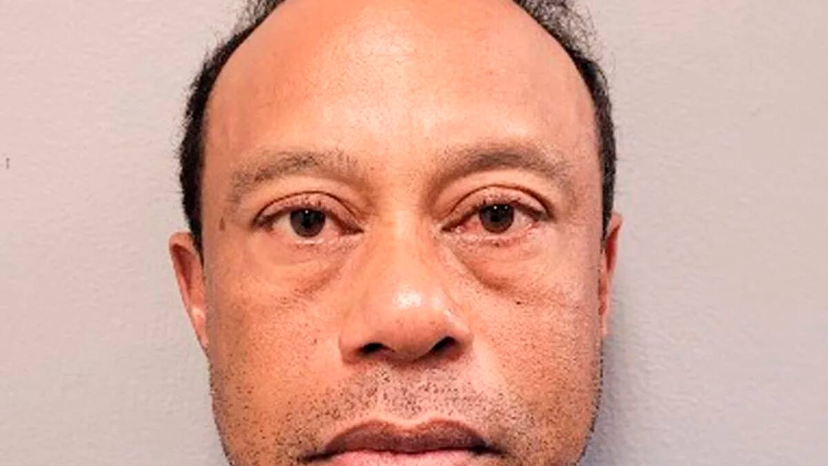 Detención de Tiger Woods.