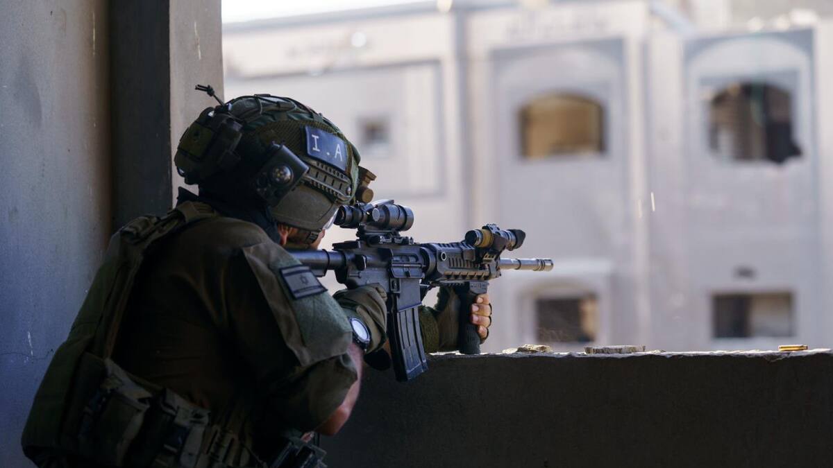 Soldados israelíes en la Franja de Gaza; guerra Israel-Hamás: Foto: X @idfonline