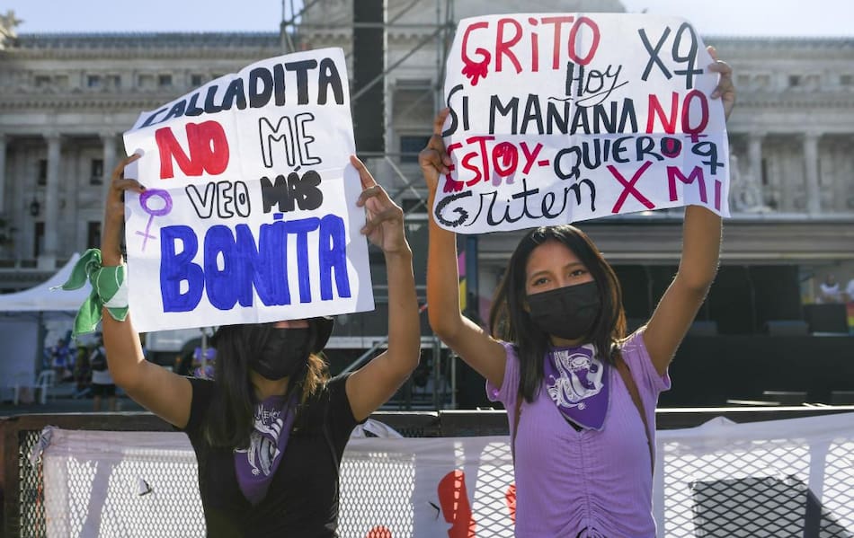 Movilizaciones al Congreso en el Día de la Mujer, NA