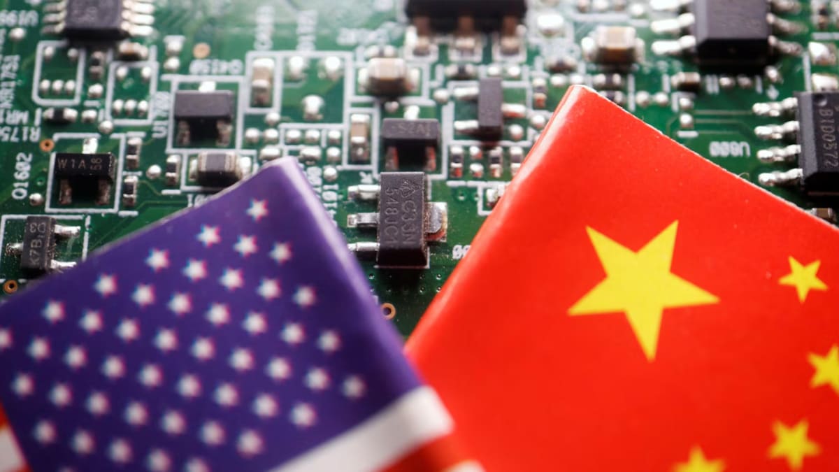 Guerra de chips entre EEUU y China. Foto: Reuters