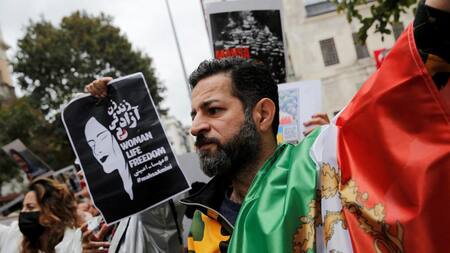 Las protestas en Irán por Mahsa Amini. Foto: Reuters.