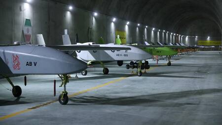 Drones iraníes. Foto: REUTERS