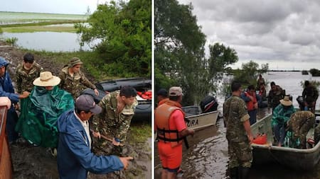 Ejército Argentino y redes solidarias se movilizan por las inundaciones del Litoral